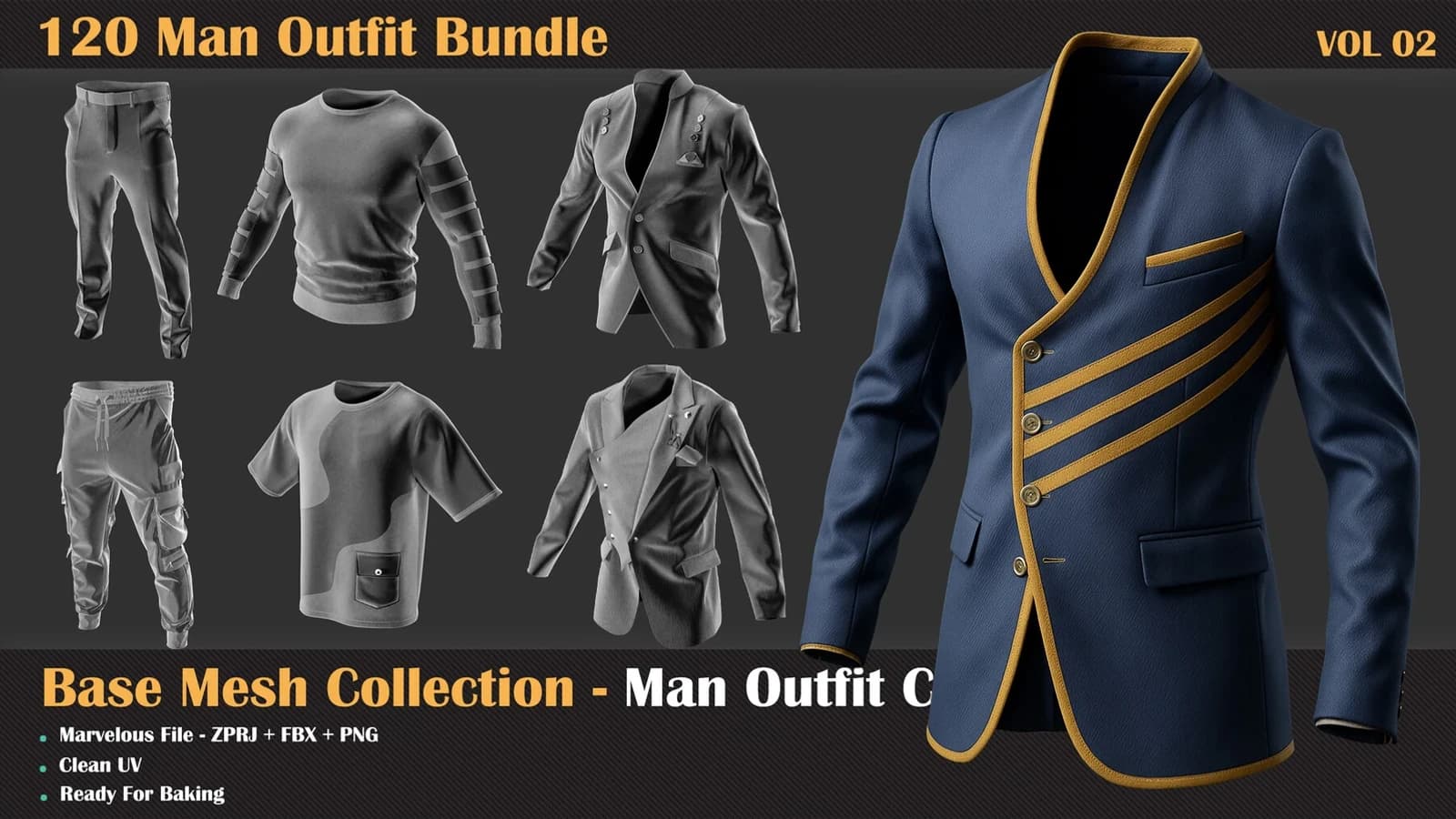 Man Outfit Bundle — VOL 02 — preview 10