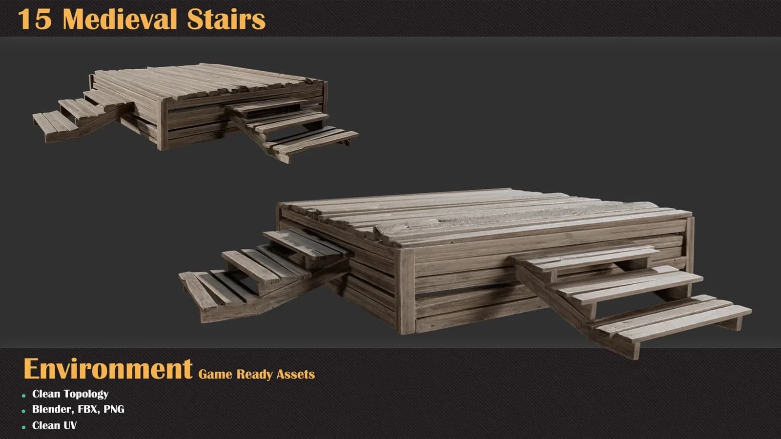 15 Medieval Stairs — preview 7
