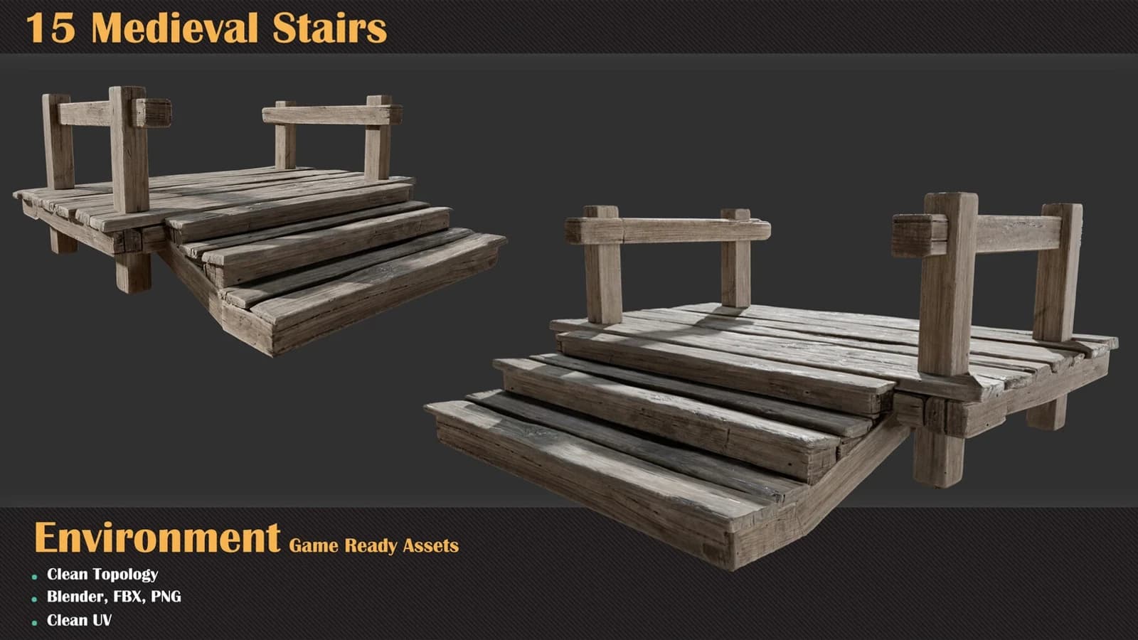 15 Medieval Stairs — preview 17