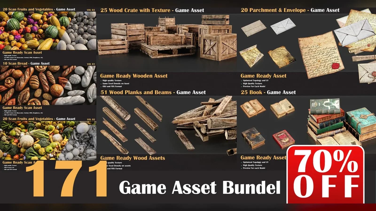 171 Environment Game Asset Bundle