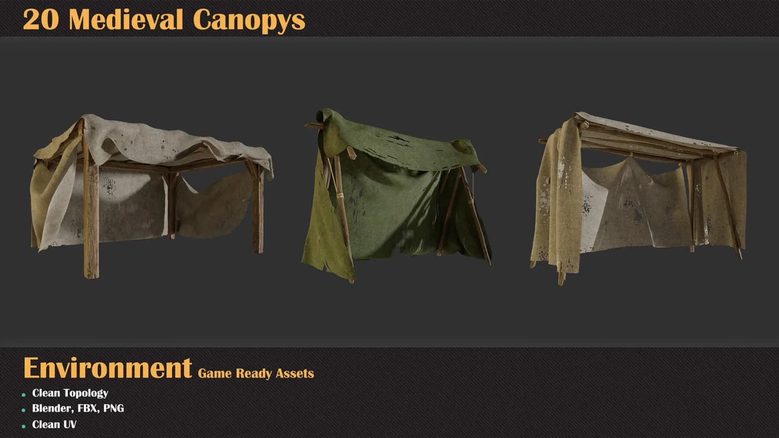 20 Medieval Canopies — VOL 43 — preview 7