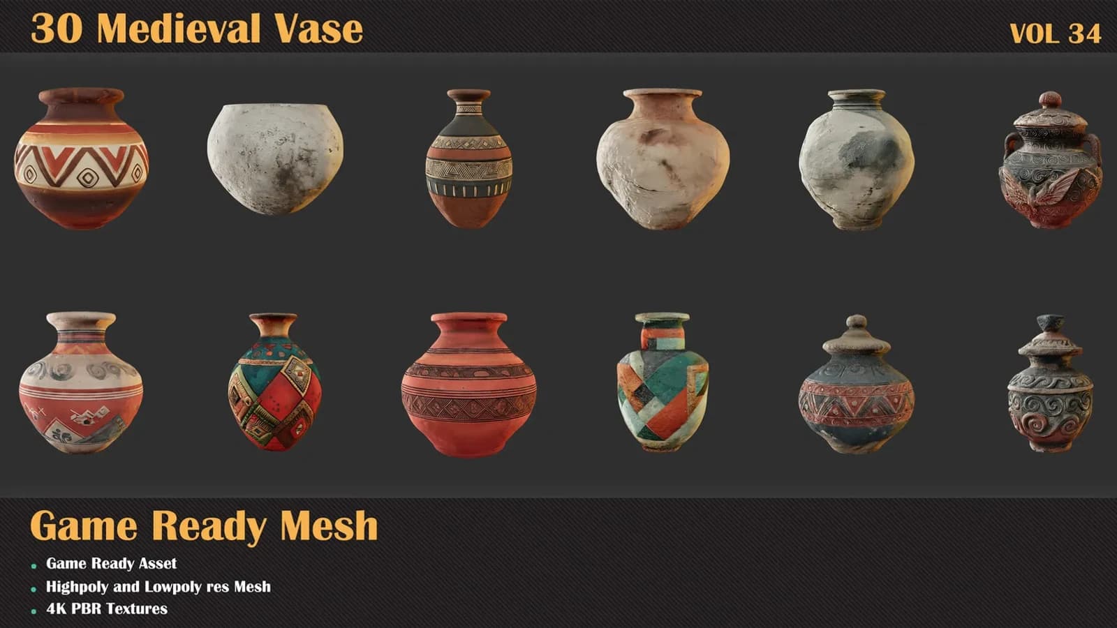 30 Medieval Vase — VOL 34 — preview 5