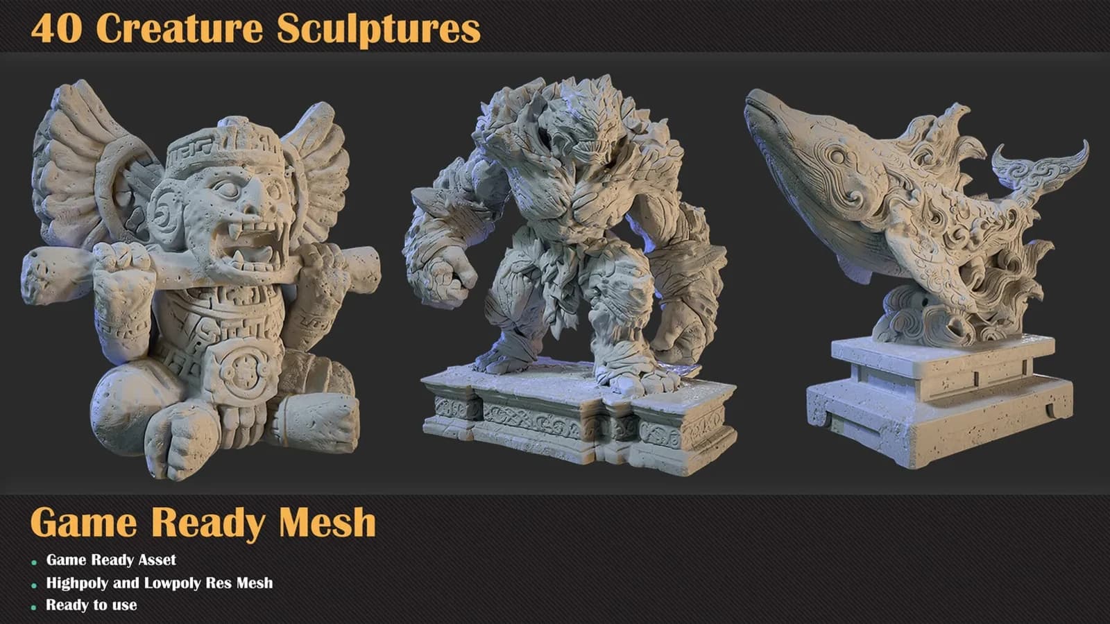 40 Creature Sculptures — VOL 35 — preview 2