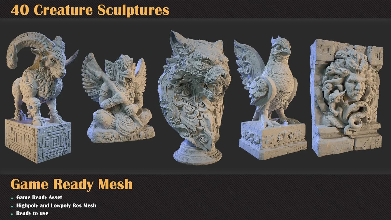 40 Creature Sculptures — VOL 35 — preview 7