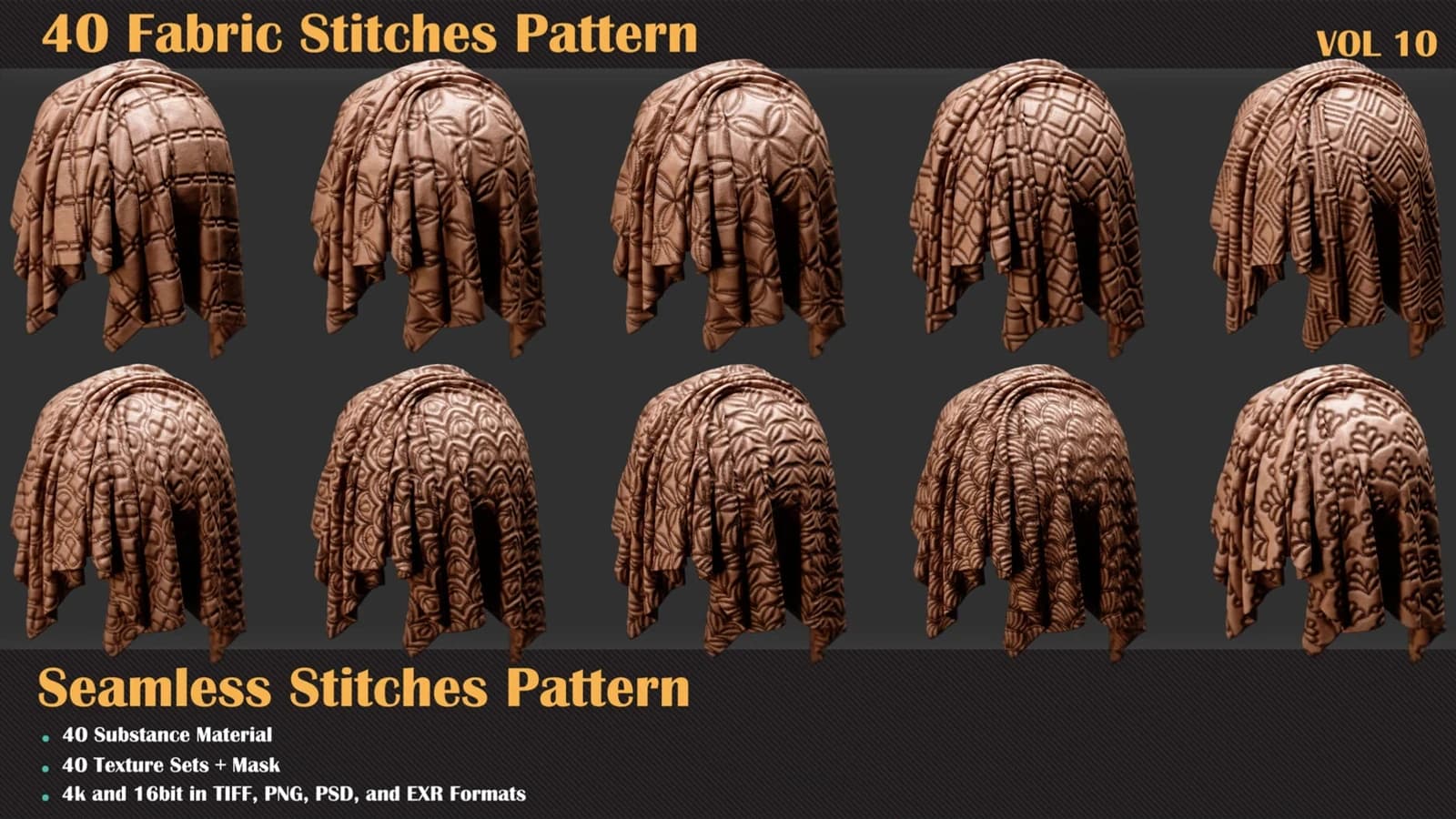 40 Stitches Patterns — VOL 10 — preview 4