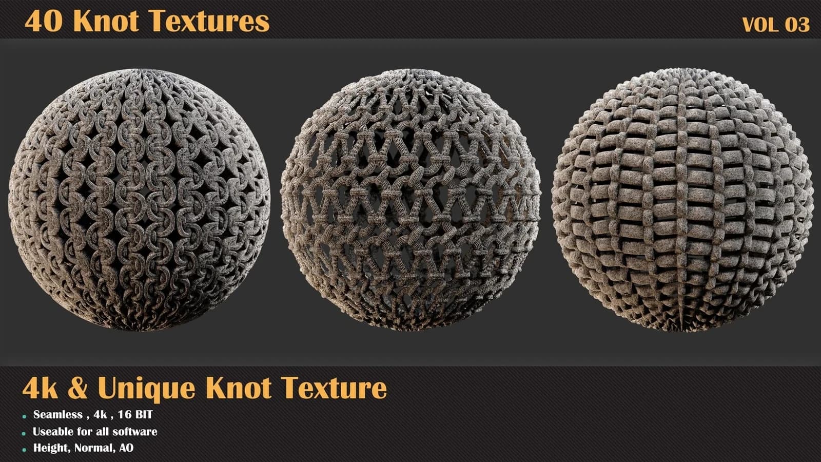 40 Tileable Knot Pattern — VOL 02 — preview 3