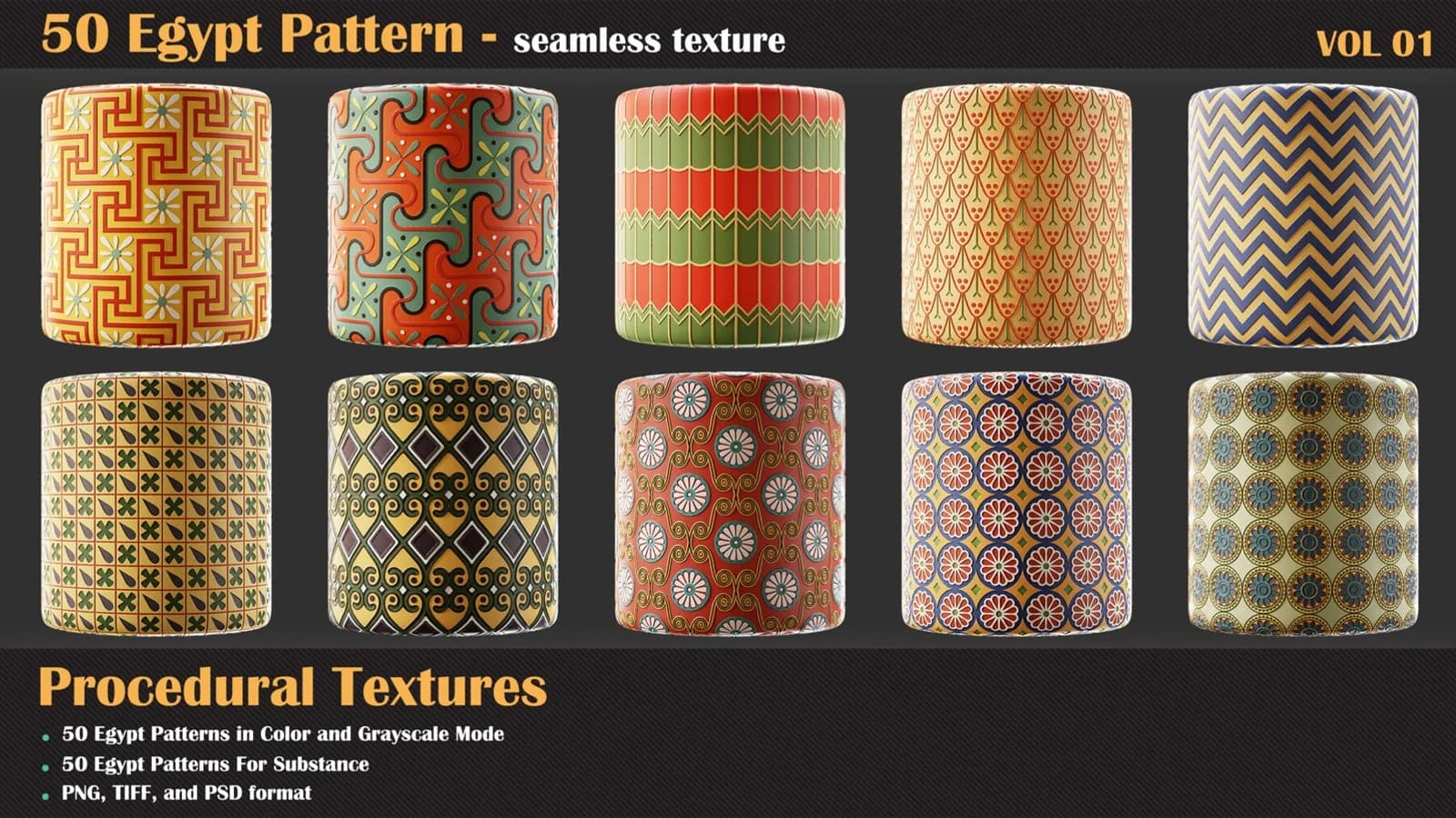 50 Egypt Pattern — preview 7