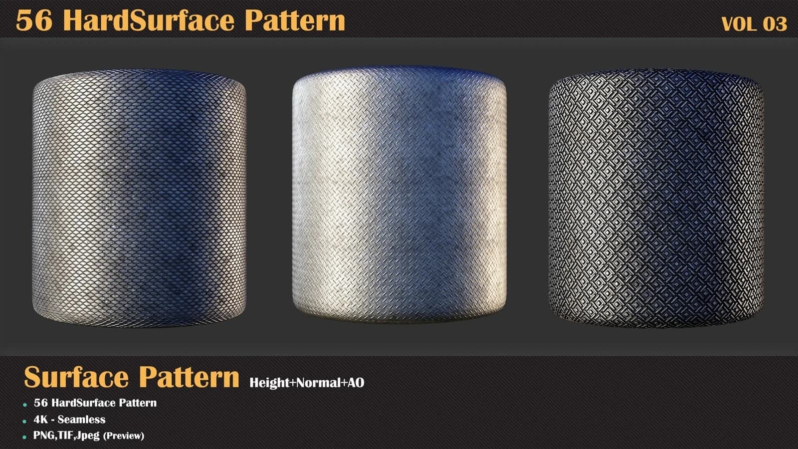 56 Hardsurface Pattern — VOL 03 — preview 4
