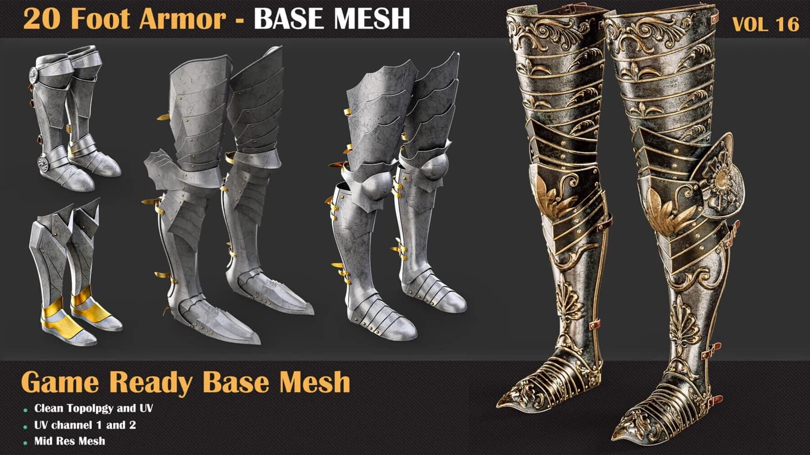 86 Armor Base Mesh Bundles — preview 3