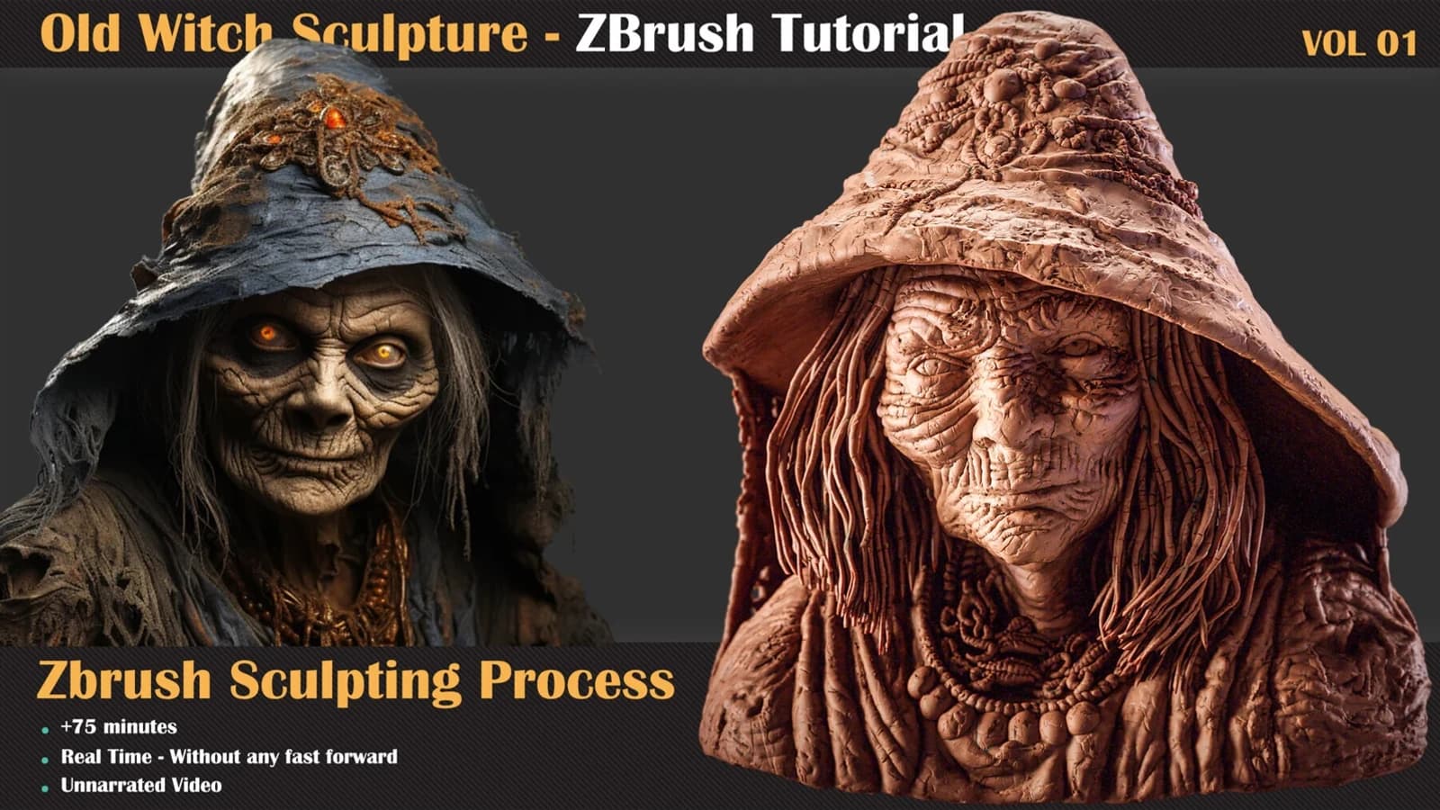 875 Min Character ZBrush Modeling Tutorial — preview 5