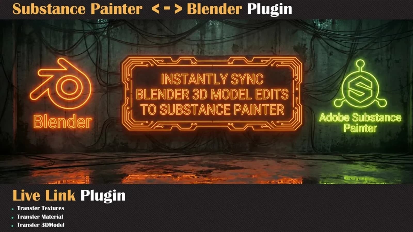 Blender to Substance Painter Live Link Plugin — preview 5