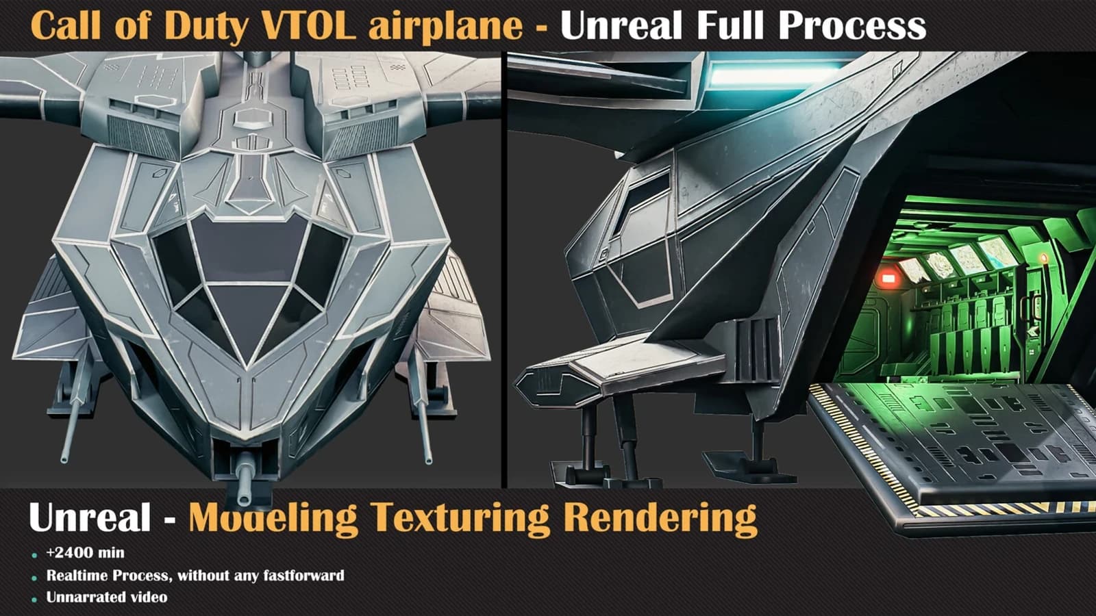 Call Of Duty VTOL Airplane - Unreal Tutorial — preview 4