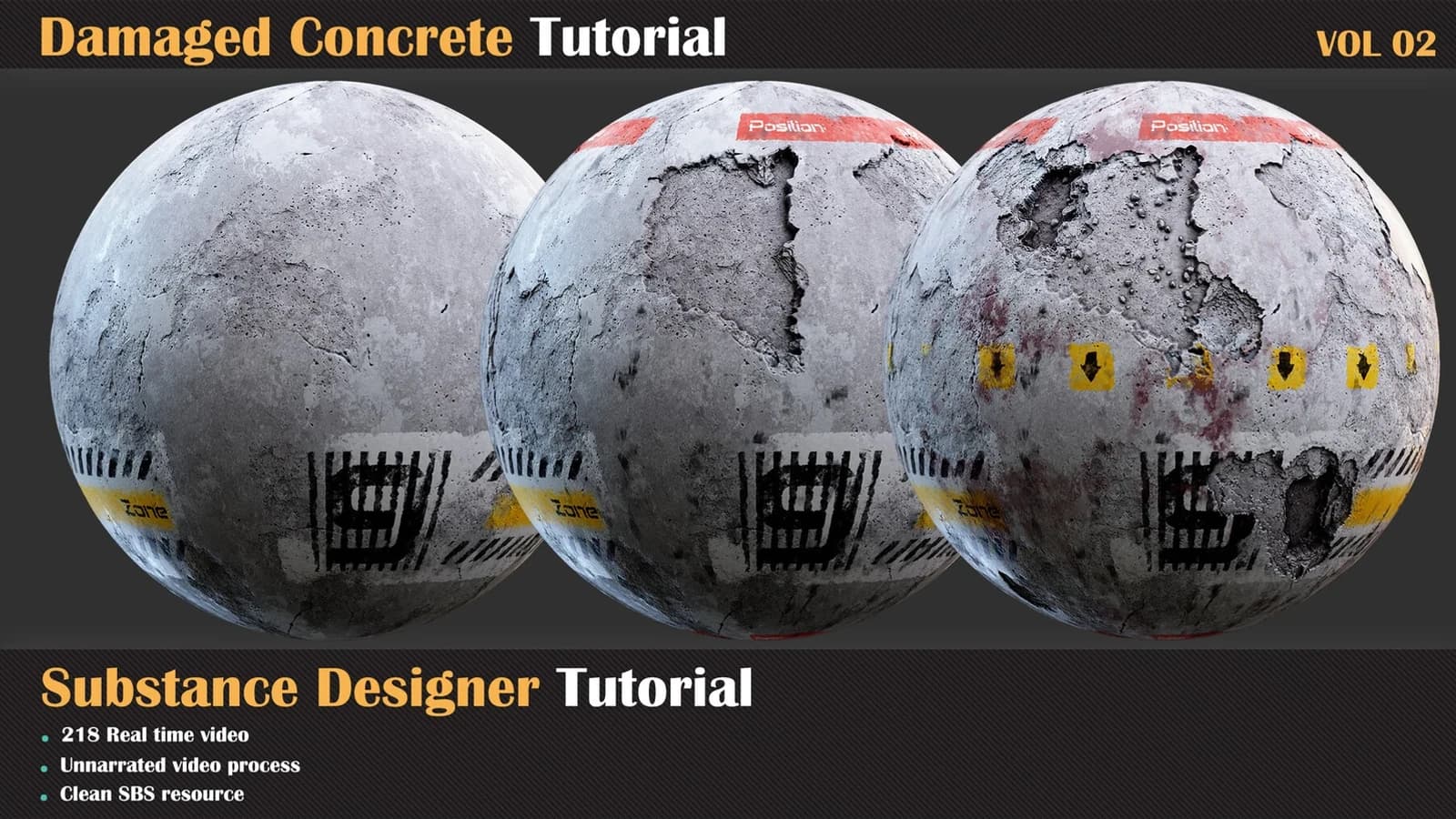 Damaged Concrete Tutorial VOL-02 — preview 3