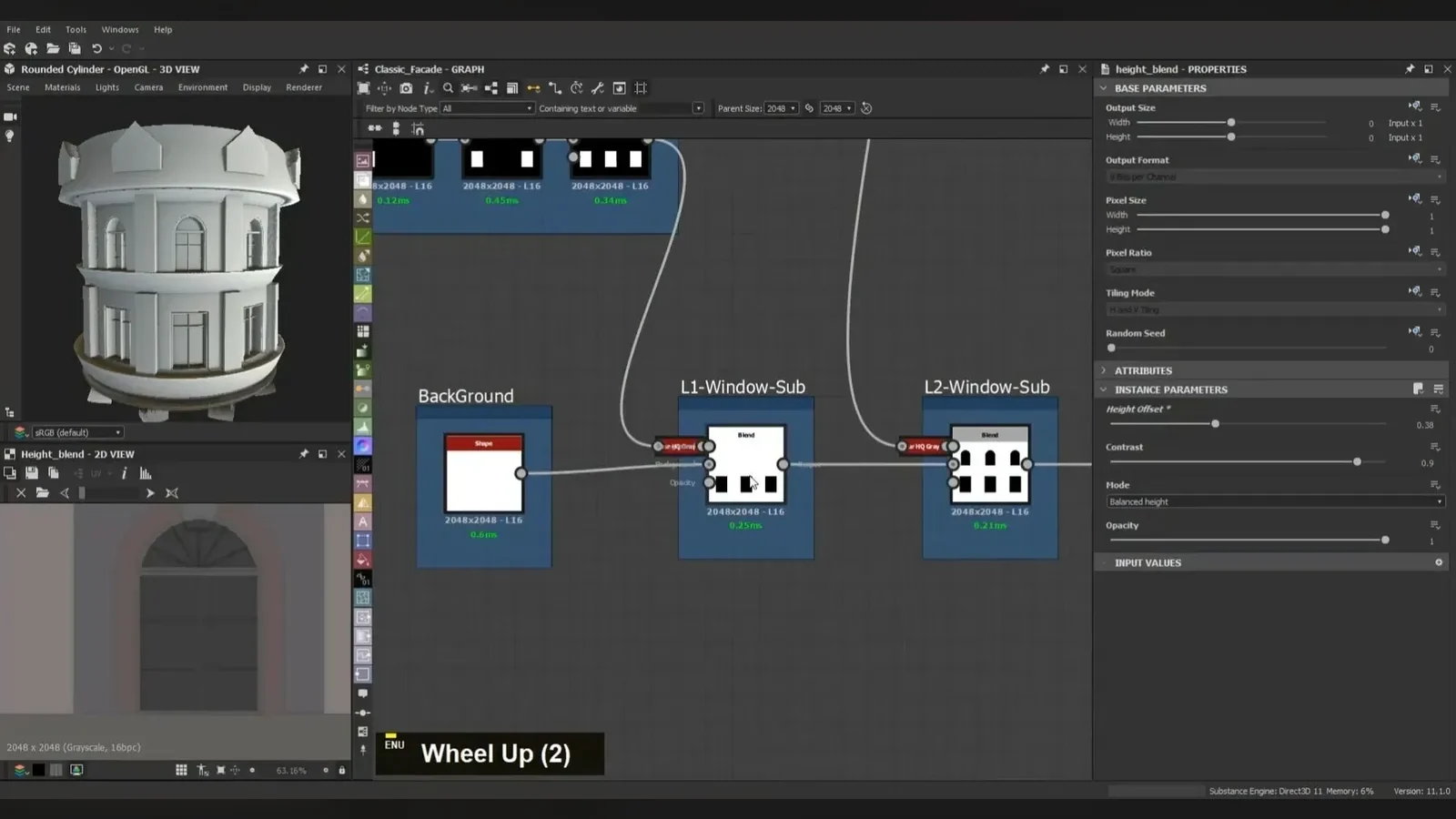 Facade In Substance Designer Tutorial — preview 4