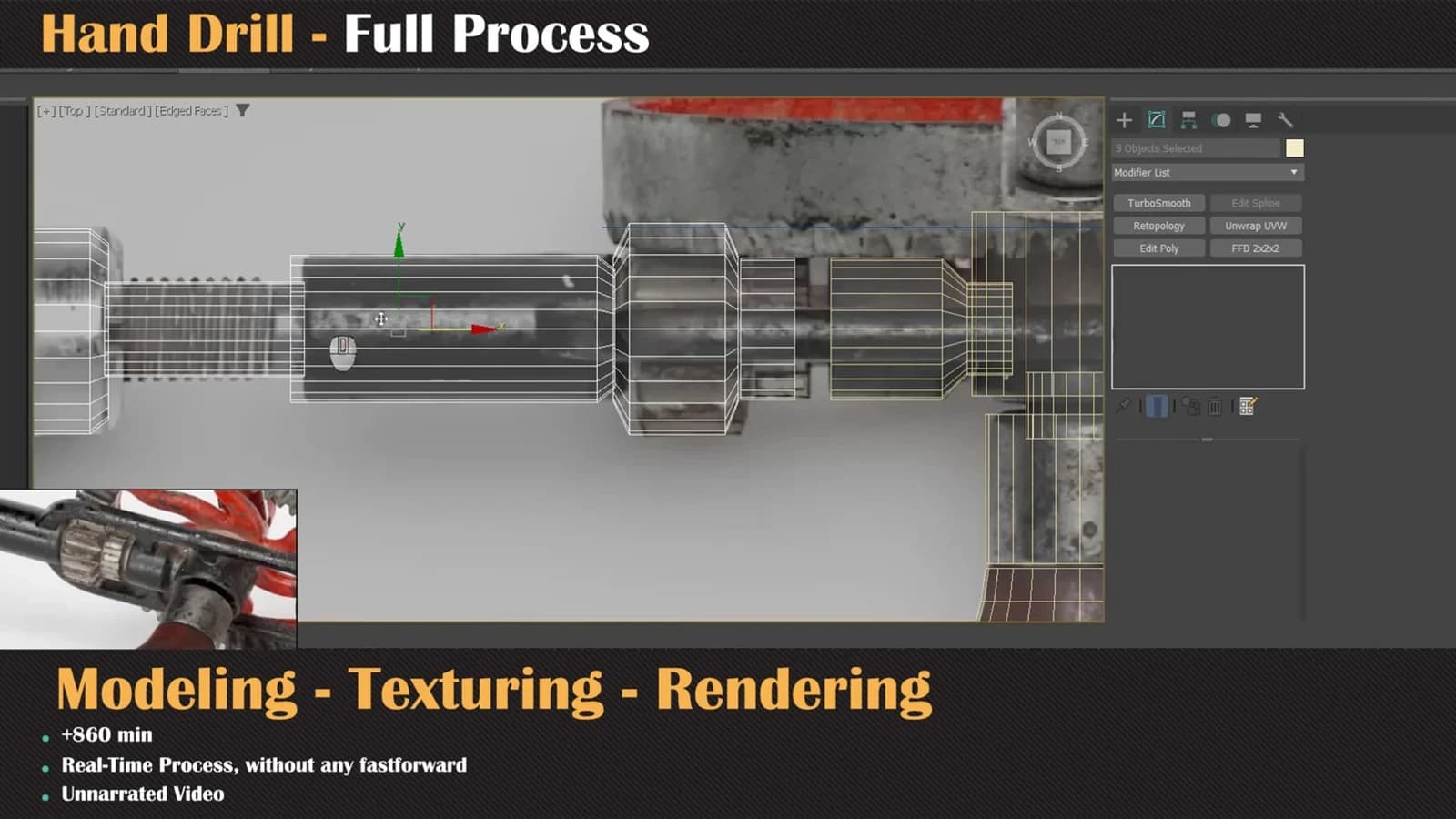Hand Drill - Tutorial Full Process — preview 5