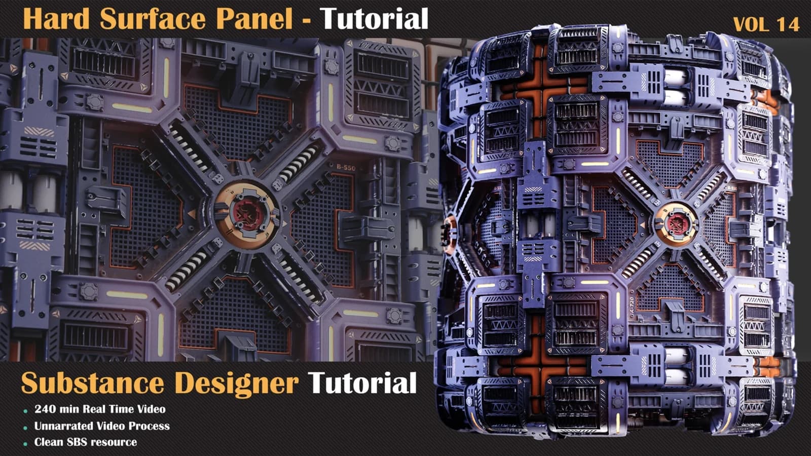 Hard Surface Panel Tutorial — VOL 14