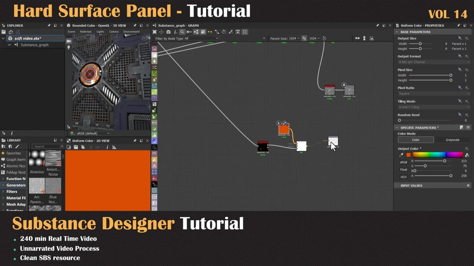Hard Surface Panel Tutorial — VOL 14 — preview 5