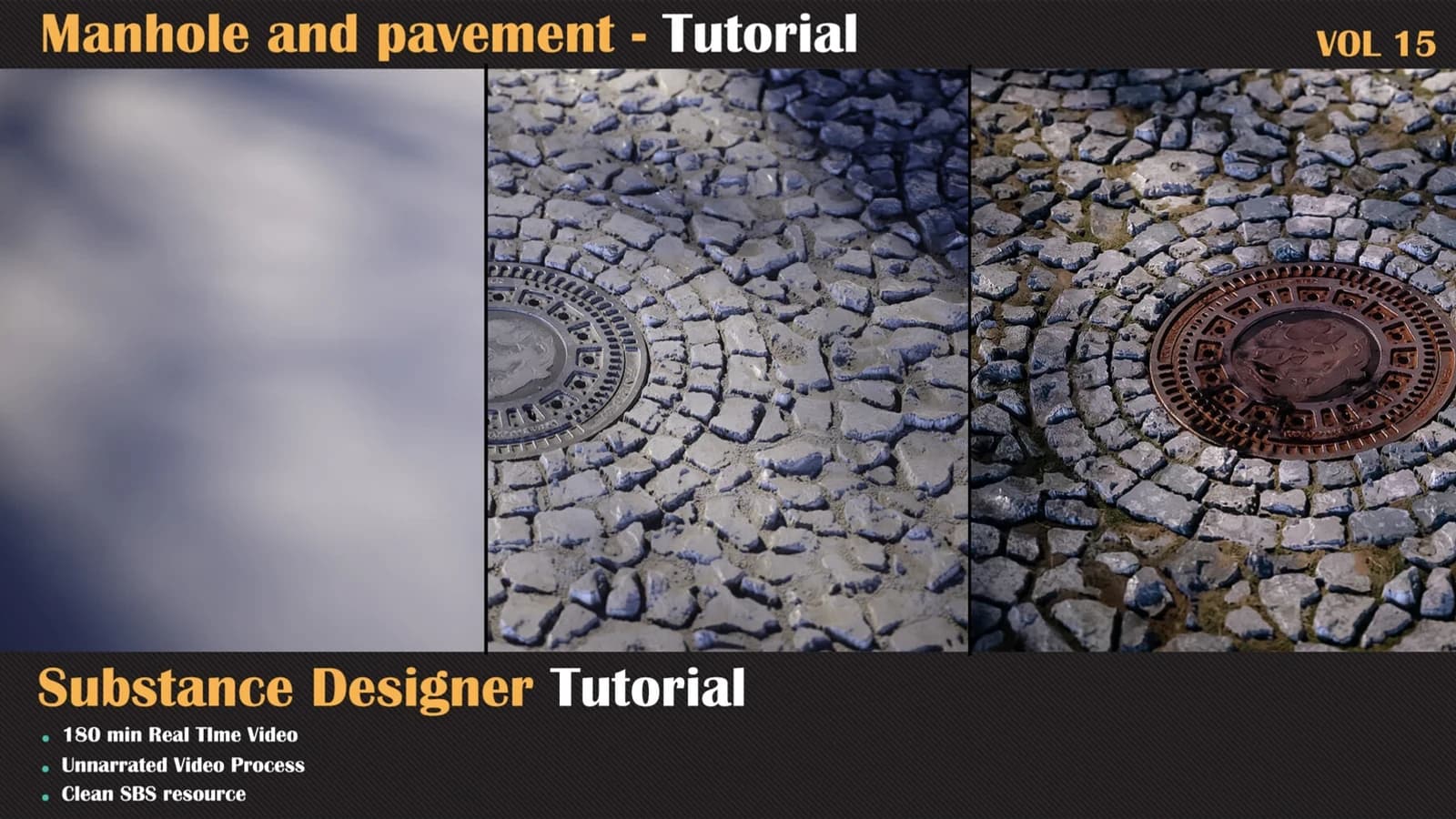 Manhole and Pavement Tutorial — VOL 15 — preview 3