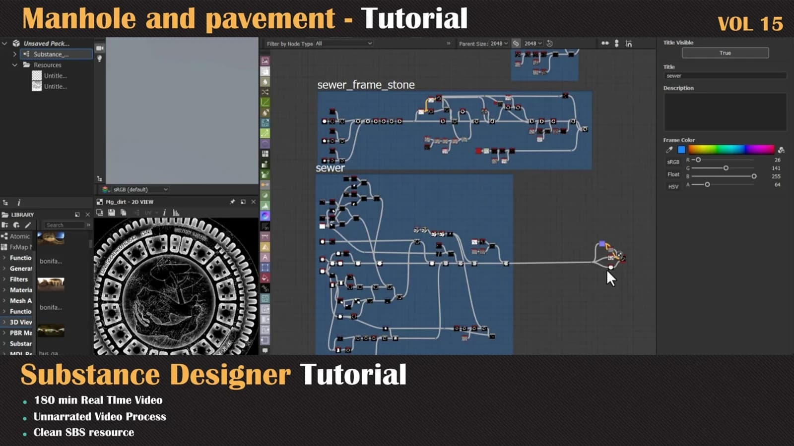 Manhole and Pavement Tutorial — VOL 15 — preview 5
