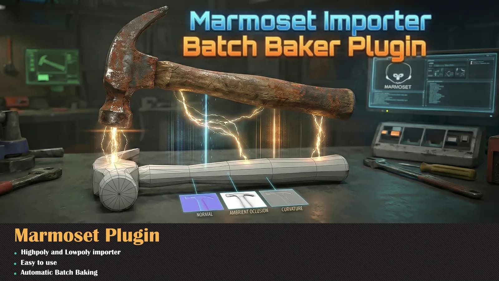 Marmoset Importer and Batch Baker Plugin