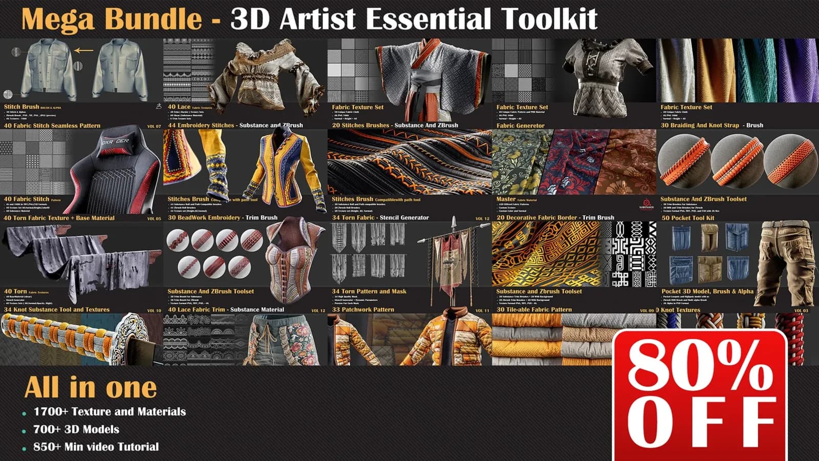 Mega Bundle 3DArtist Essential Toolkit — preview 2