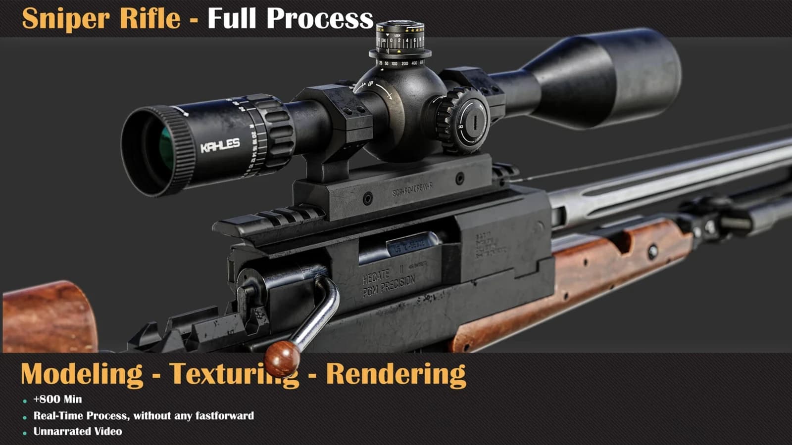 Sniper Rifle - Tutorial Full Process — preview 3