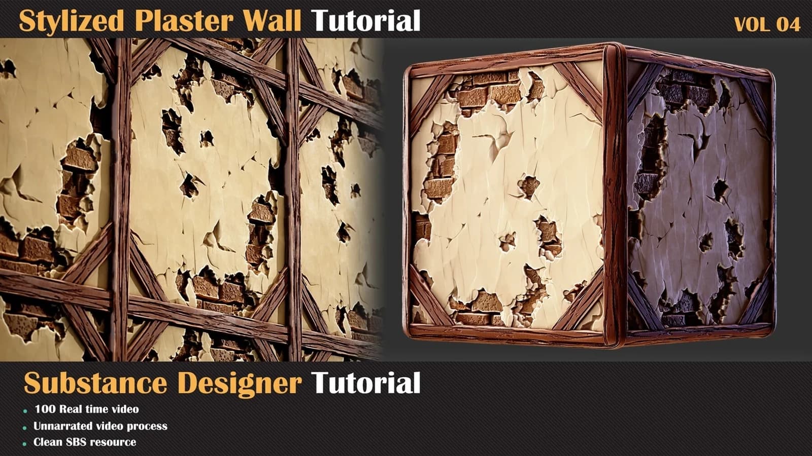 Stylized Plaster Wall Tutorial — VOL 04