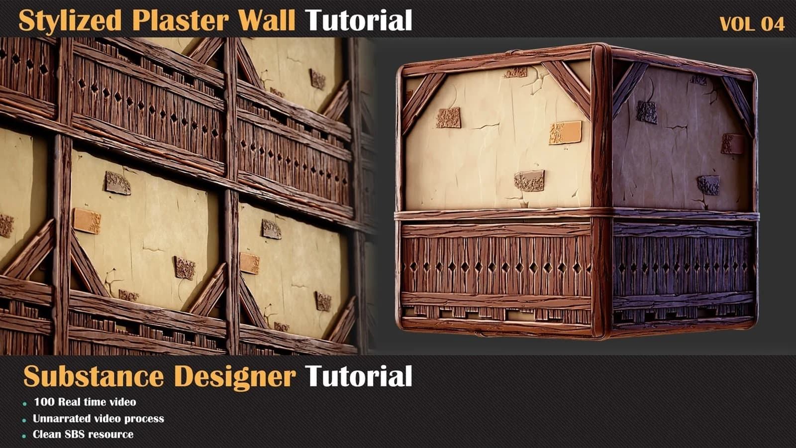 Stylized Plaster Wall Tutorial — VOL 04 — preview 2