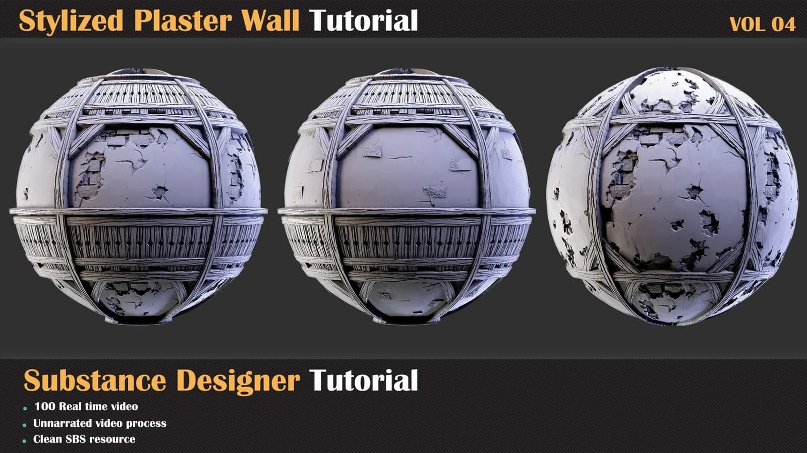 Stylized Plaster Wall Tutorial — VOL 04 — preview 5