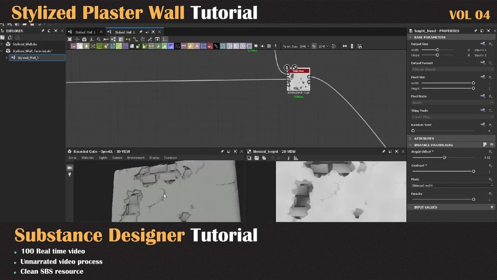 Stylized Plaster Wall Tutorial — VOL 04 — preview 8