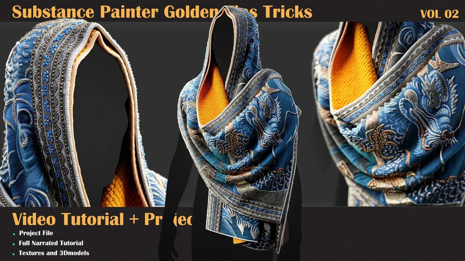 Substance Painter Golden Tips Tricks Tutorial+Project File — VOL 02 — preview 3