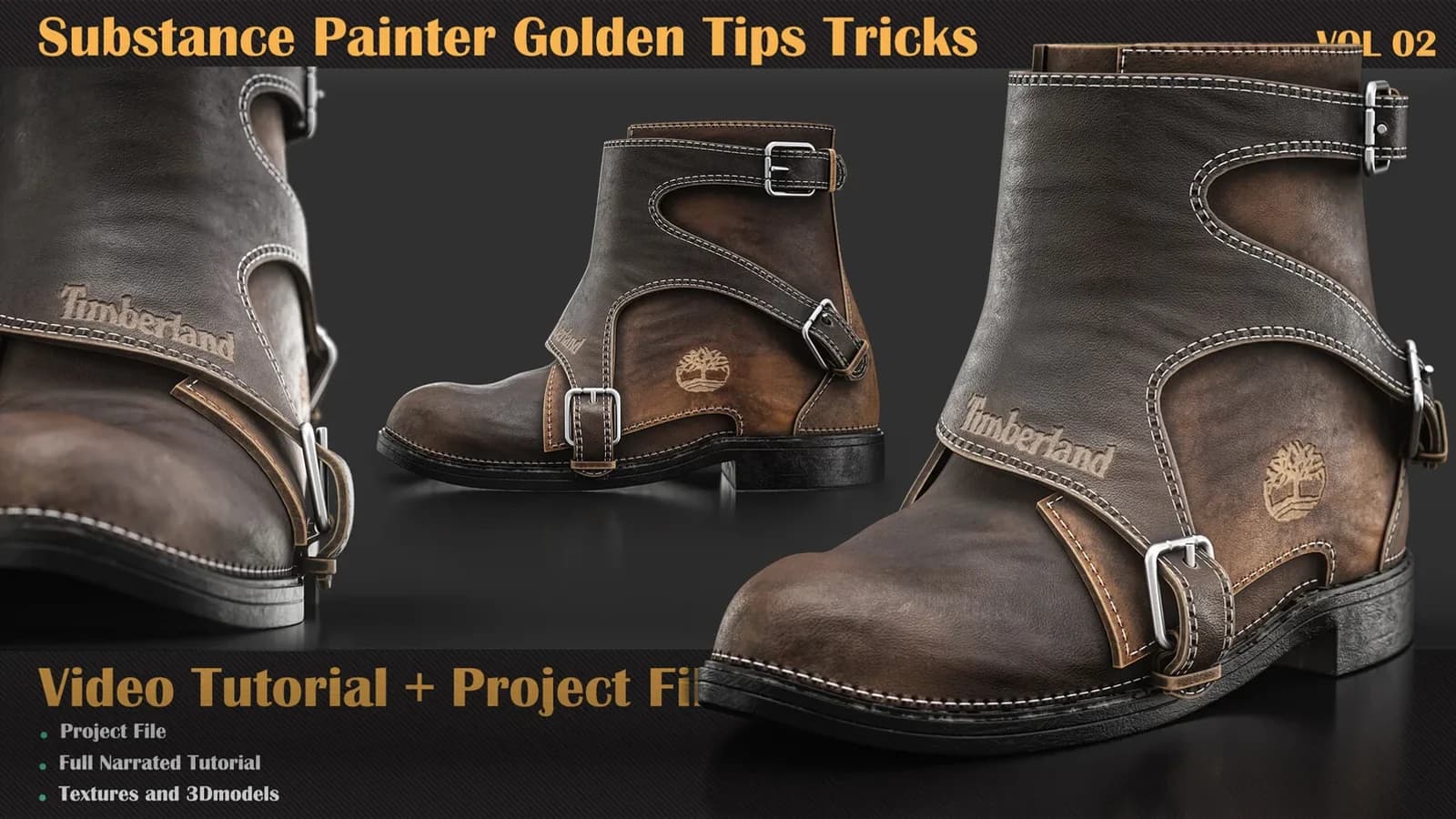 Substance Painter Golden Tips Tricks Tutorial+Project File — VOL 02 — preview 4