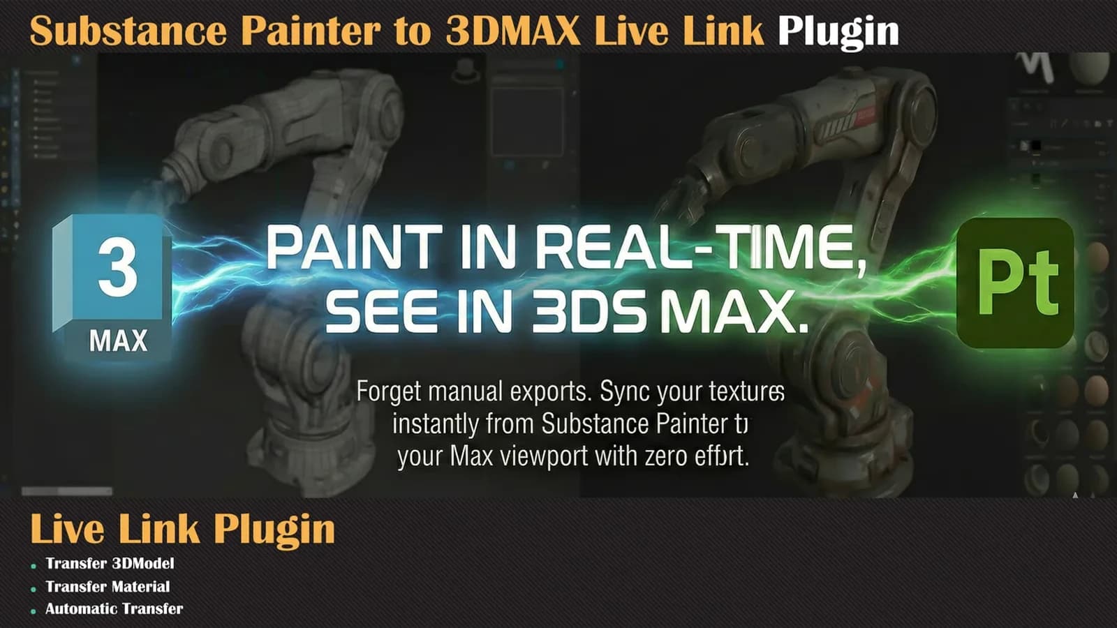 Substance Painter to 3ds Max Live Link Plugin — preview 2