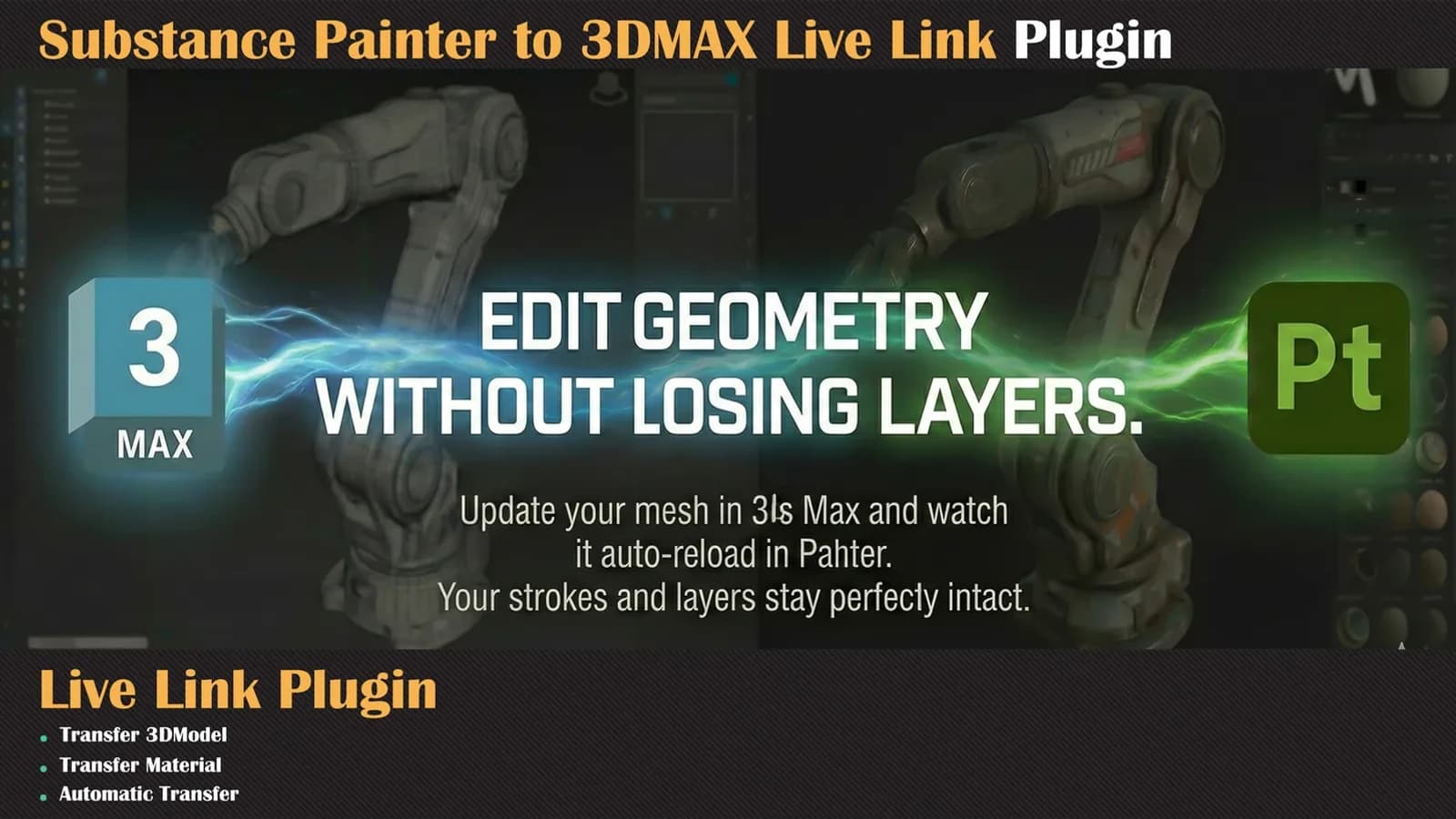 Substance Painter to 3ds Max Live Link Plugin — preview 4