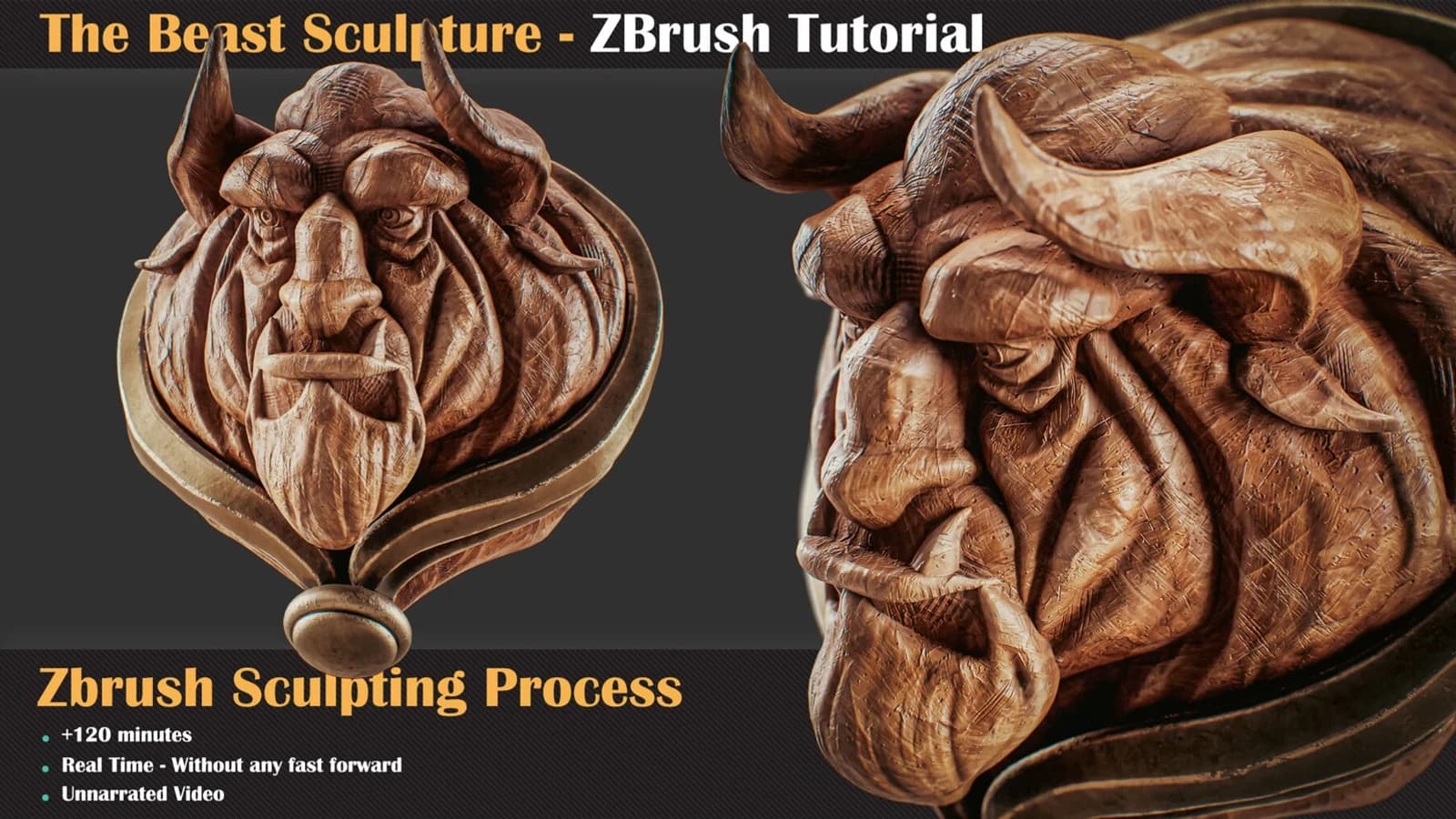 The Beast - ZBrush Sculpture Series — VOL 02