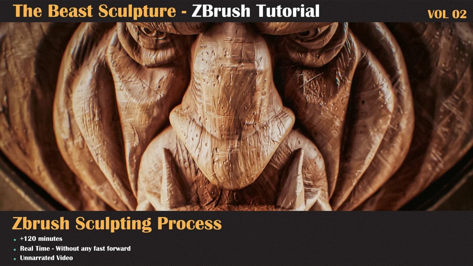 The Beast - ZBrush Sculpture Series — VOL 02 — preview 2