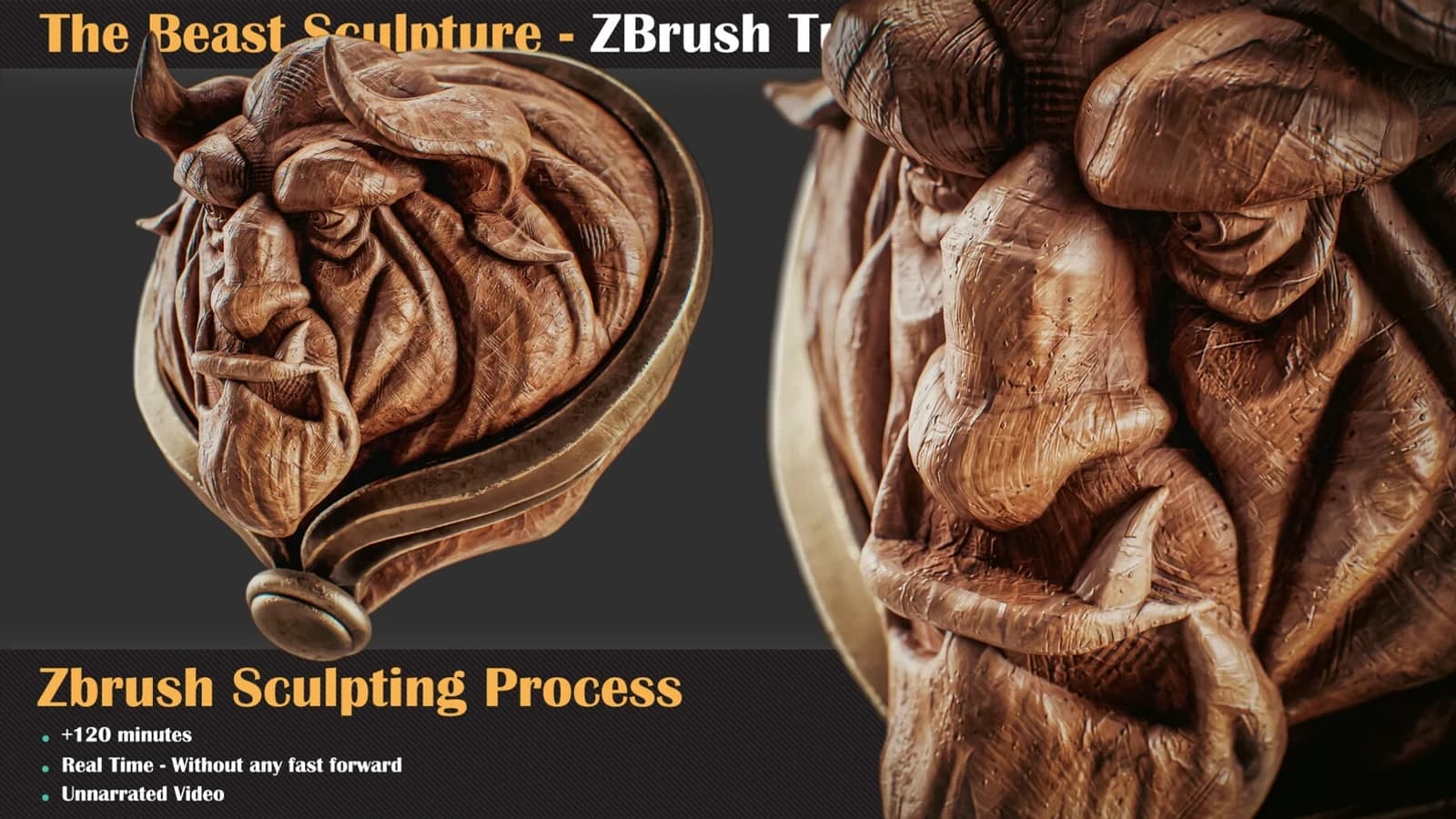 The Beast - ZBrush Sculpture Series — VOL 02 — preview 3