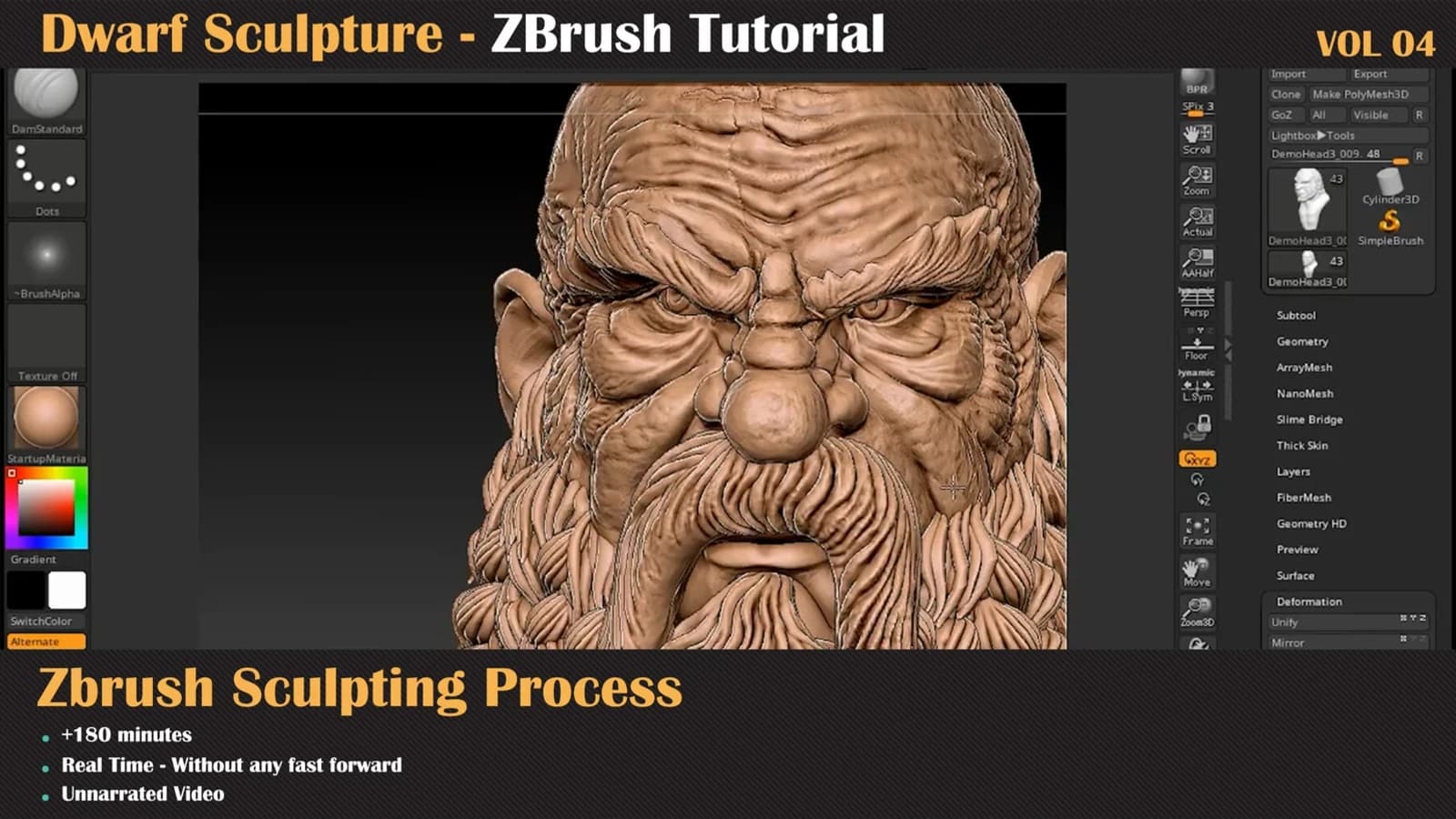 The Dwarf - ZBrush Sculpture Series — VOL 04 — preview 5