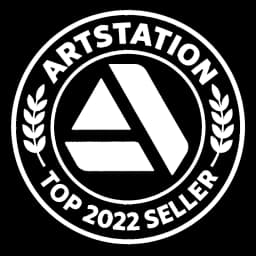ArtStation Marketplace badge 2022