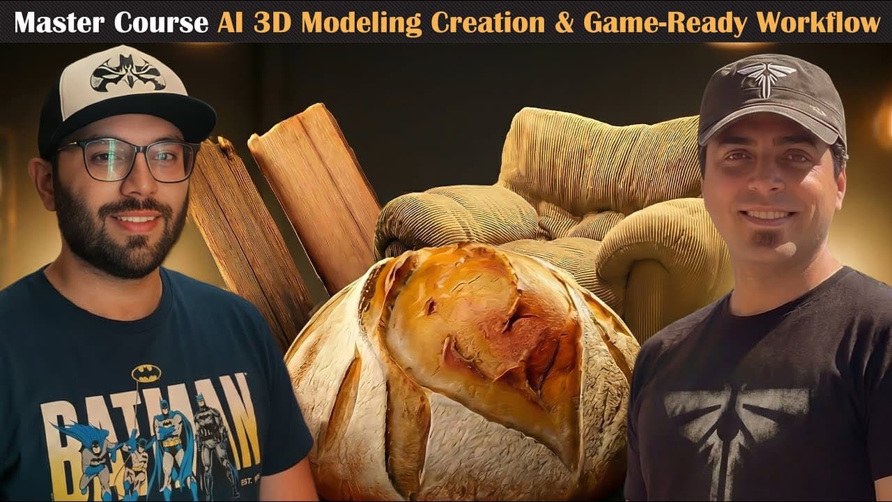 Master Course AI 3D Modeling Creation & Game-Ready Workflow