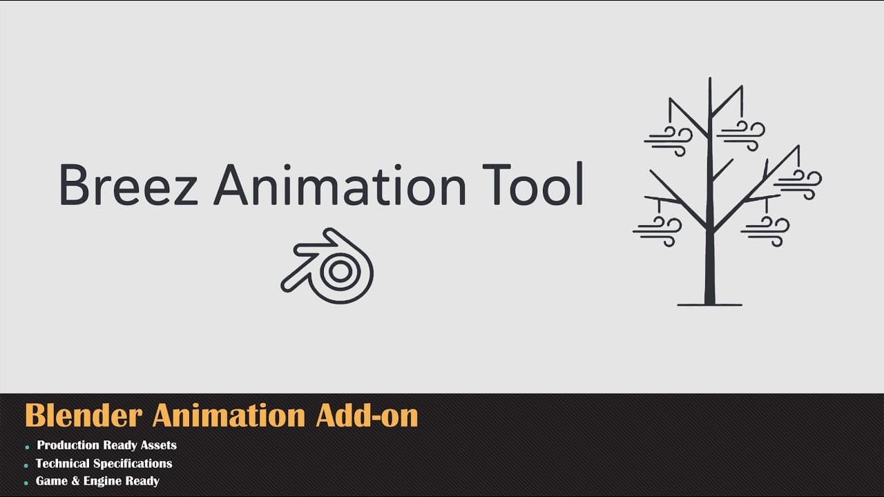 Breeze Animation tool Blender Add-on