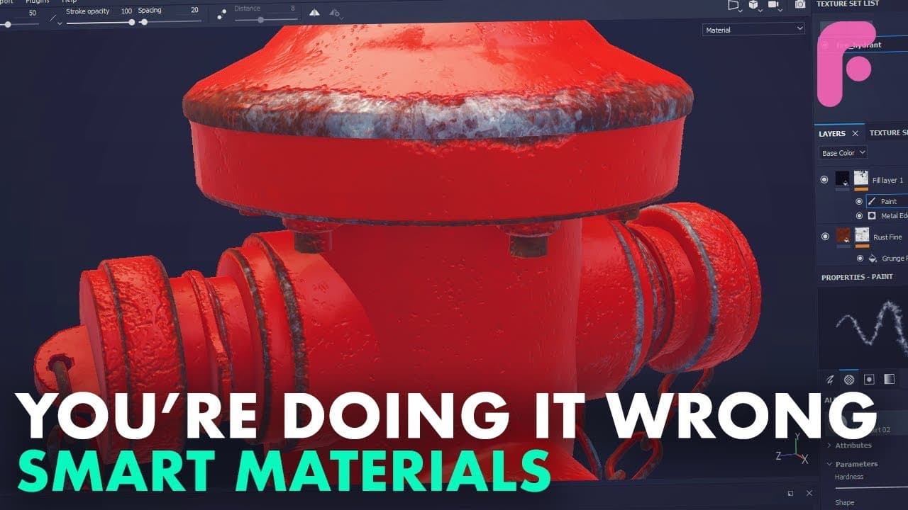 FlippedNormals — What You Get Wrong About Smart Materials in Substance Painter