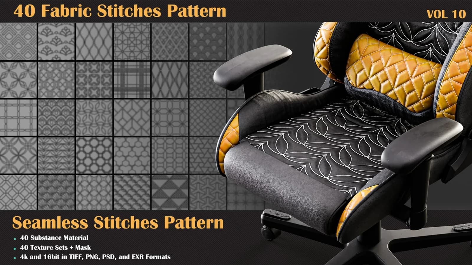 40 Stitches Patterns — VOL 10
