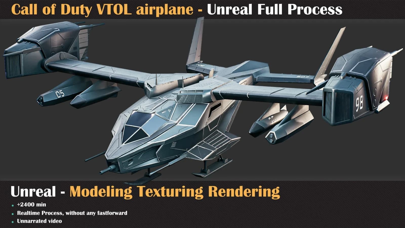Call Of Duty VTOL Airplane - Unreal Tutorial