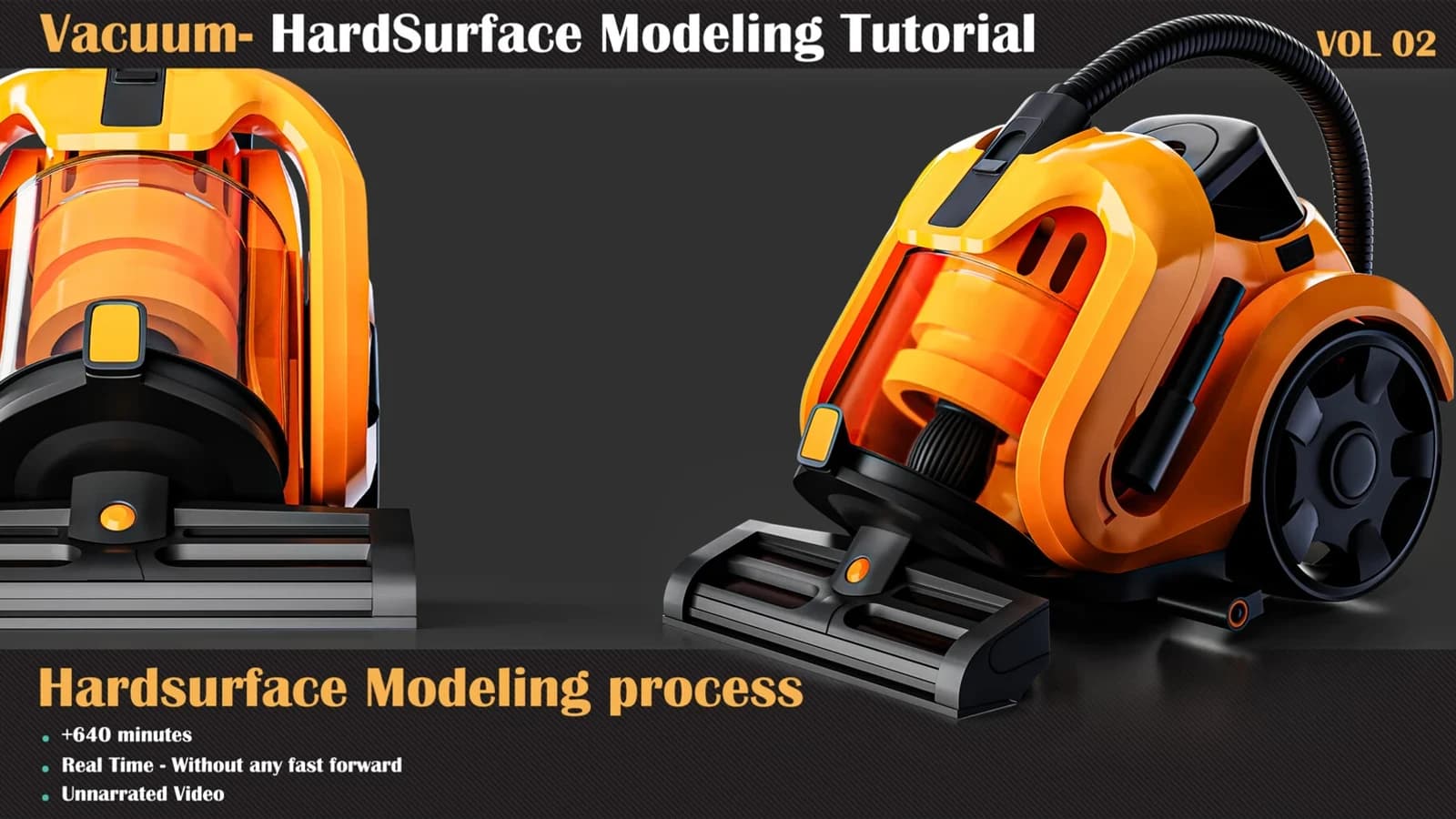 Hardsurface Tutorial Collection — VOL 02 - Vacuum