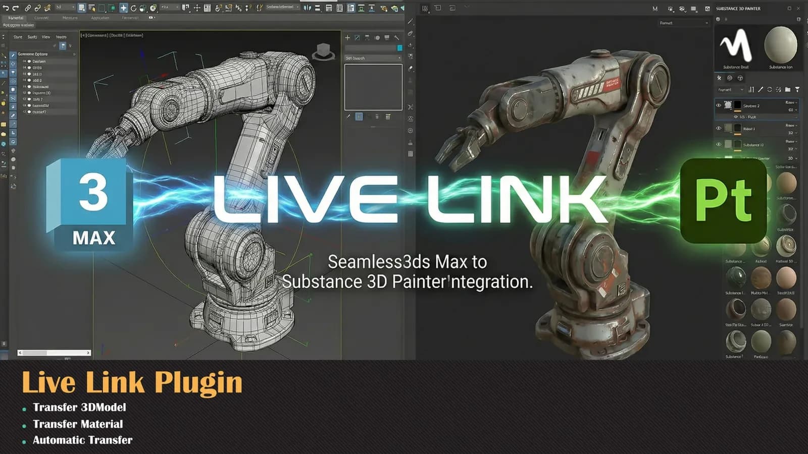Substance Painter to 3ds Max Live Link Plugin