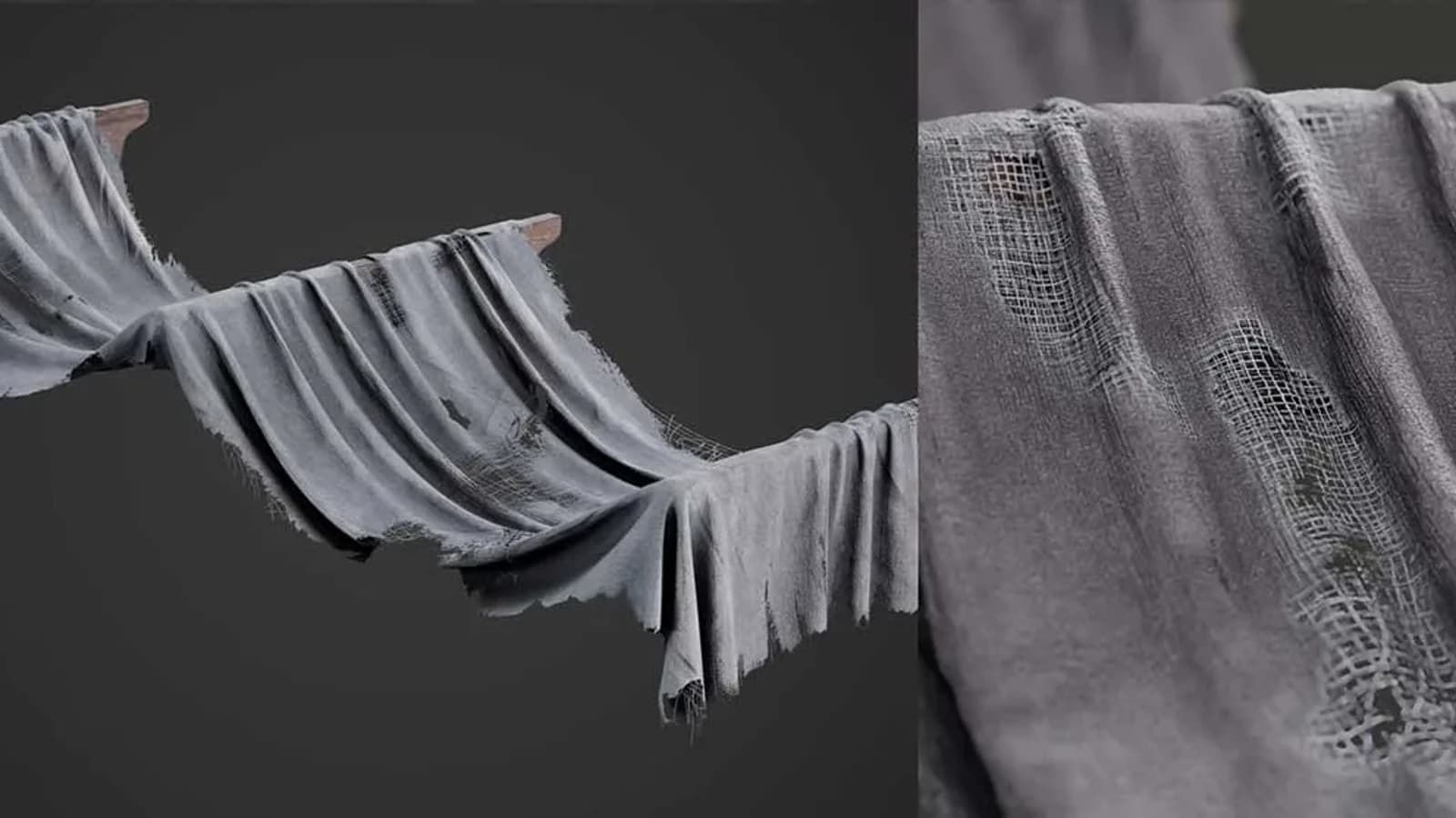 Student work from Cloth & Outfit Texturing Masterclass